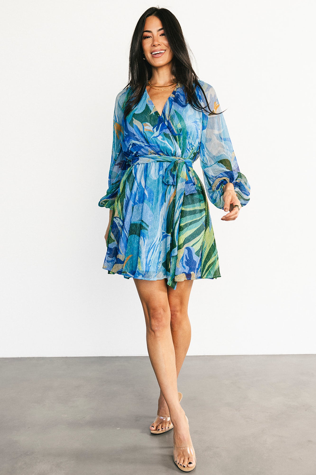 Rev Mini Dress | Cobalt Multi