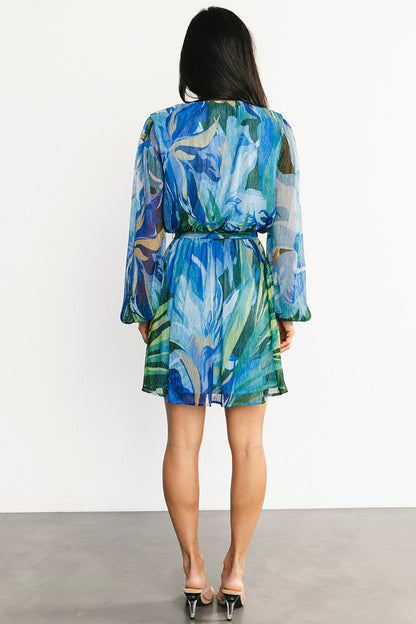 Rev Mini Dress | Cobalt Multi