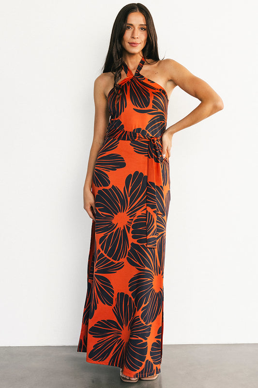 Palma Column Dress | Sienna + Navy