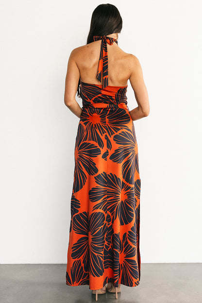 Palma Column Dress | Sienna + Navy