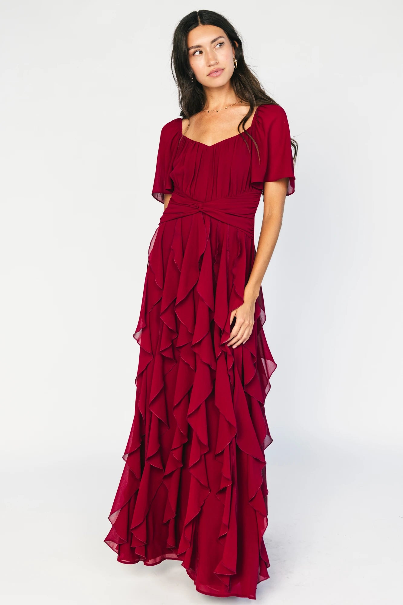 Mercer Maxi Dress | Cranberry