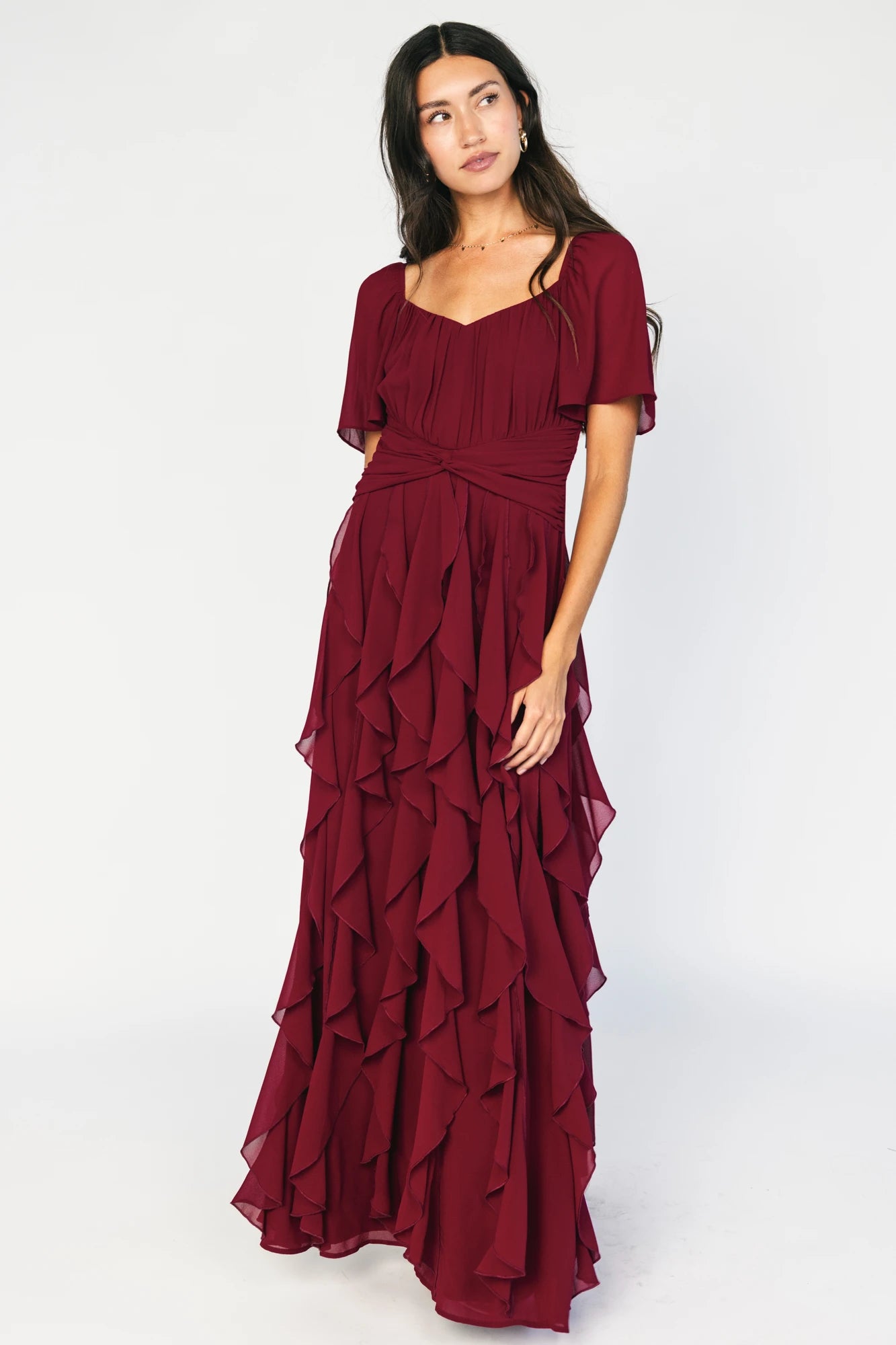 Mercer Maxi Dress | Cranberry