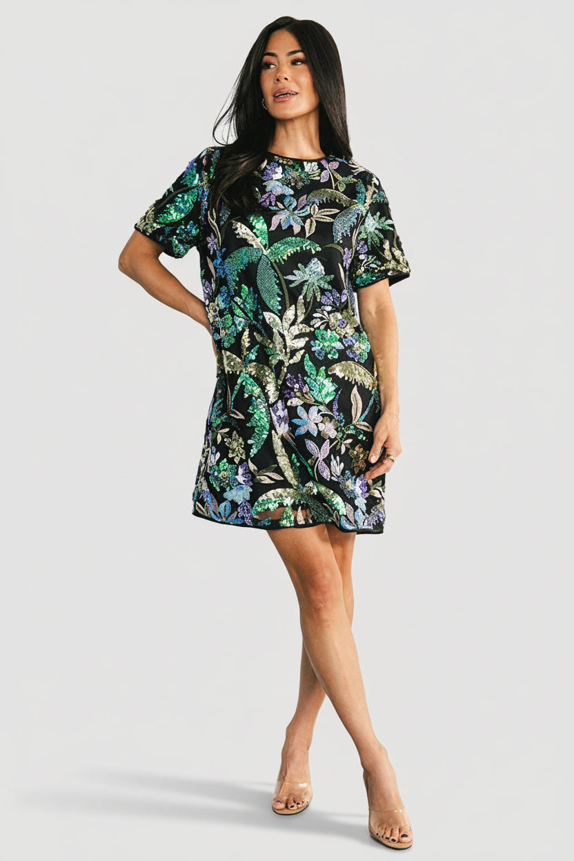 Short Fitted Sequin Dress Patricia Sequin Short Dress Short Fitted Sequin Dress Patricia Sequin Short Dress