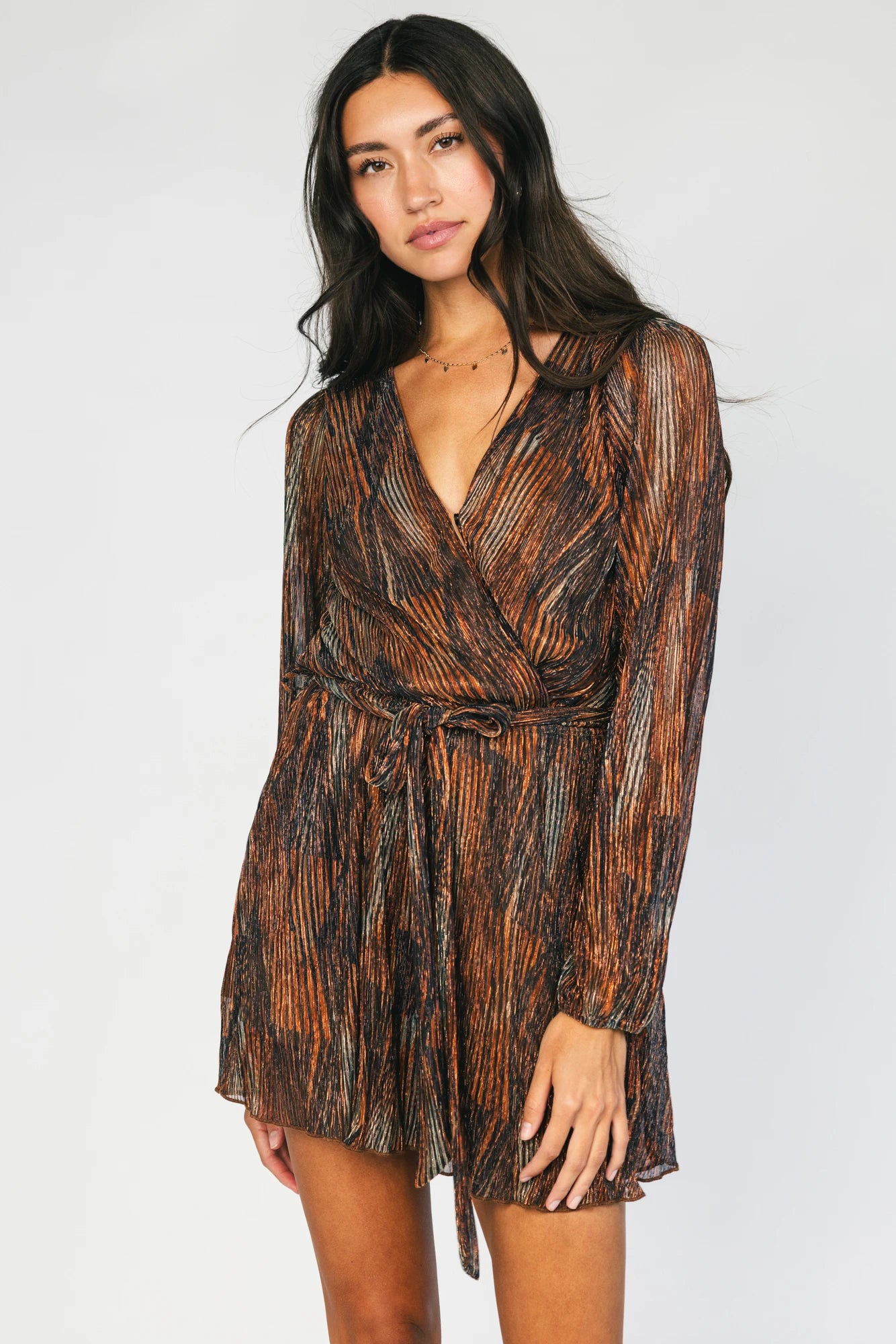 Nightfall Romper | Bronze Shimmer