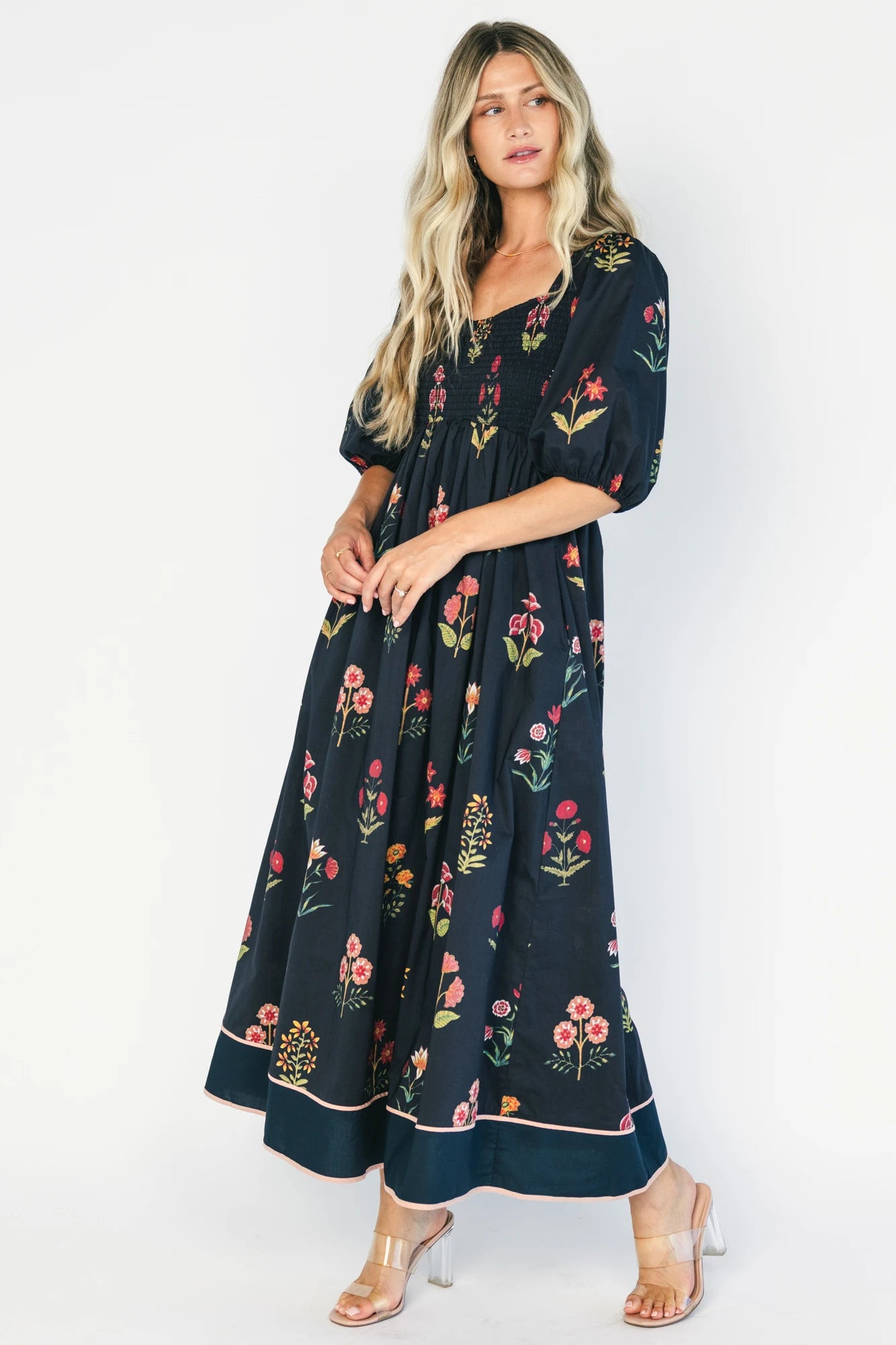 Fern Maxi Dress | Navy Floral