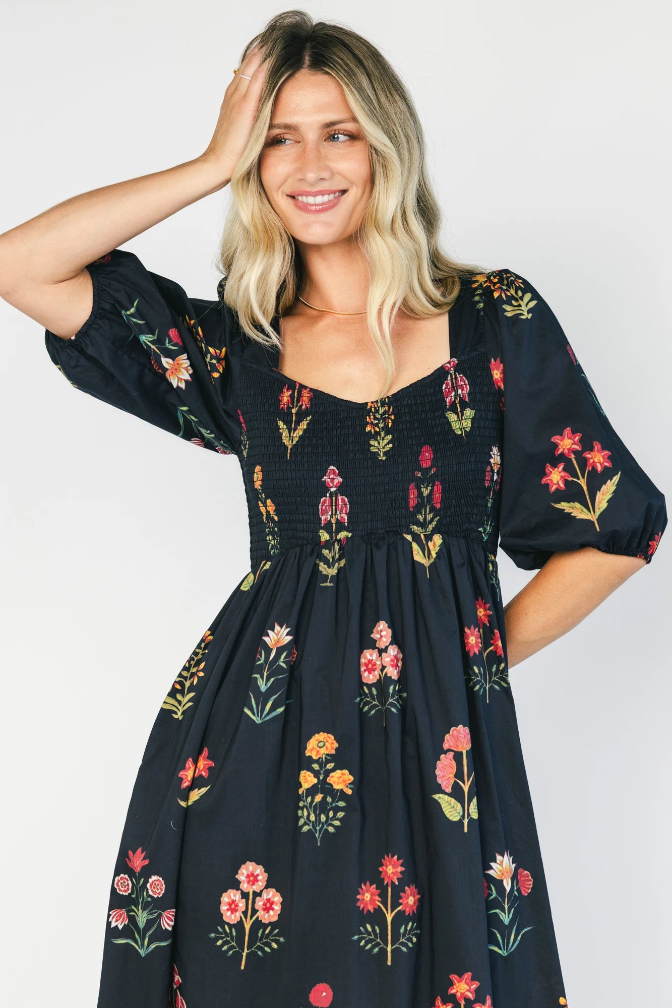 Fern Maxi Dress | Navy Floral