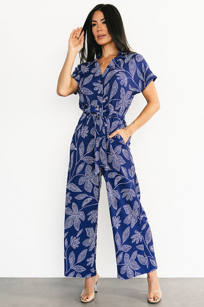 Costa Jumpsuit | Blue Print