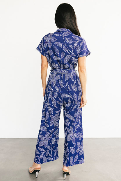 Costa Jumpsuit | Blue Print