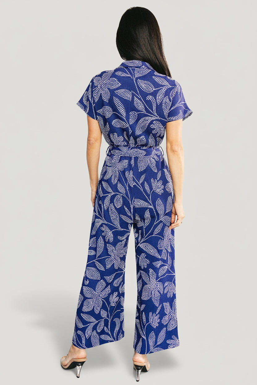 Costa Jumpsuit | Blue Print