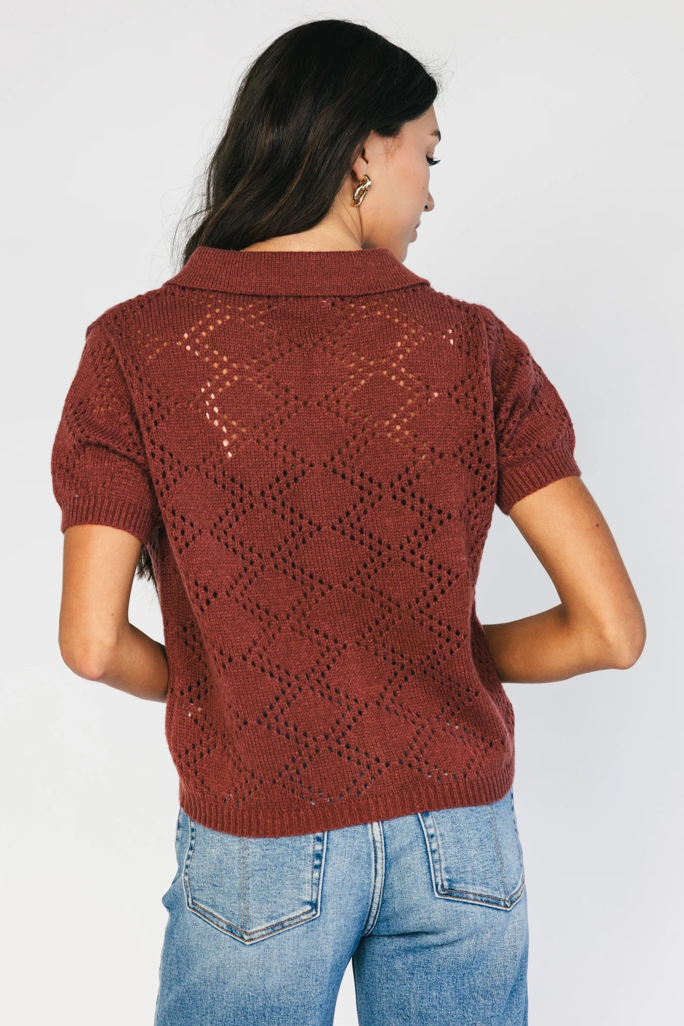 Roxy Knit Cardigan | Dark Clay