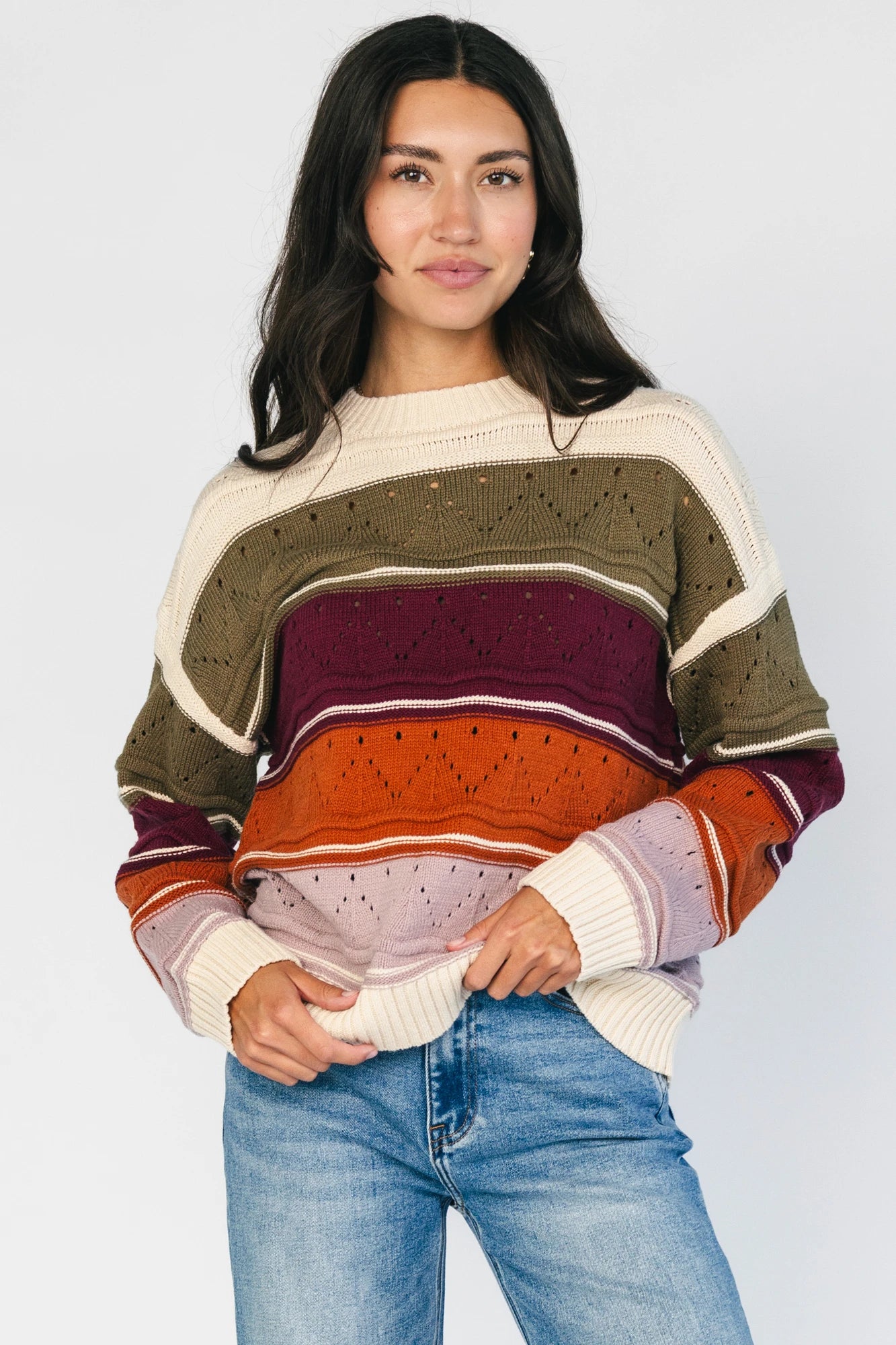 Hanover Sweater | Multi Stripe