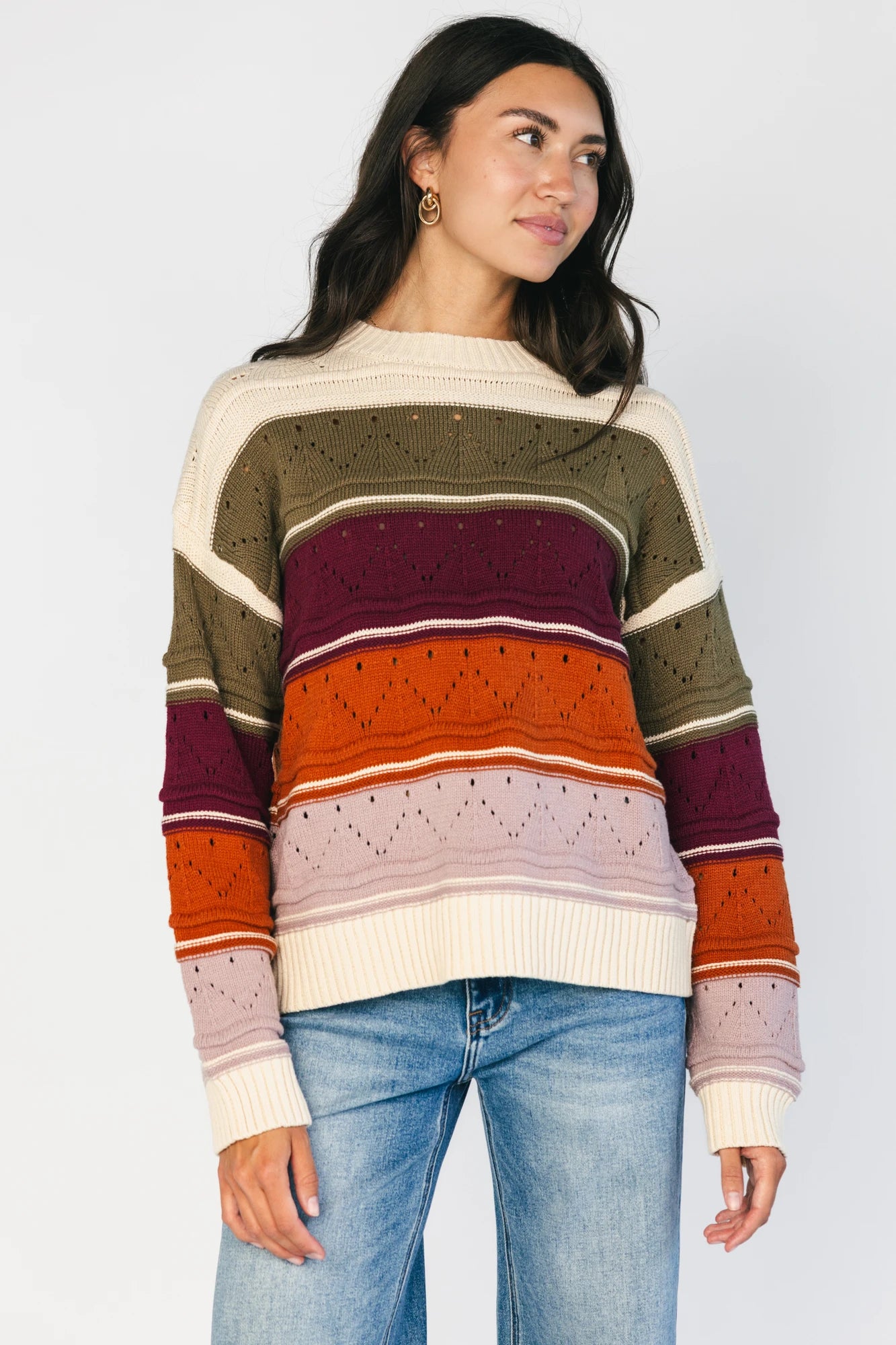 Hanover Sweater | Multi Stripe