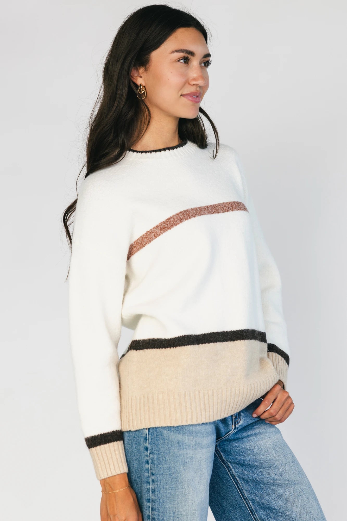 Stacey Sweater | Natural Multi