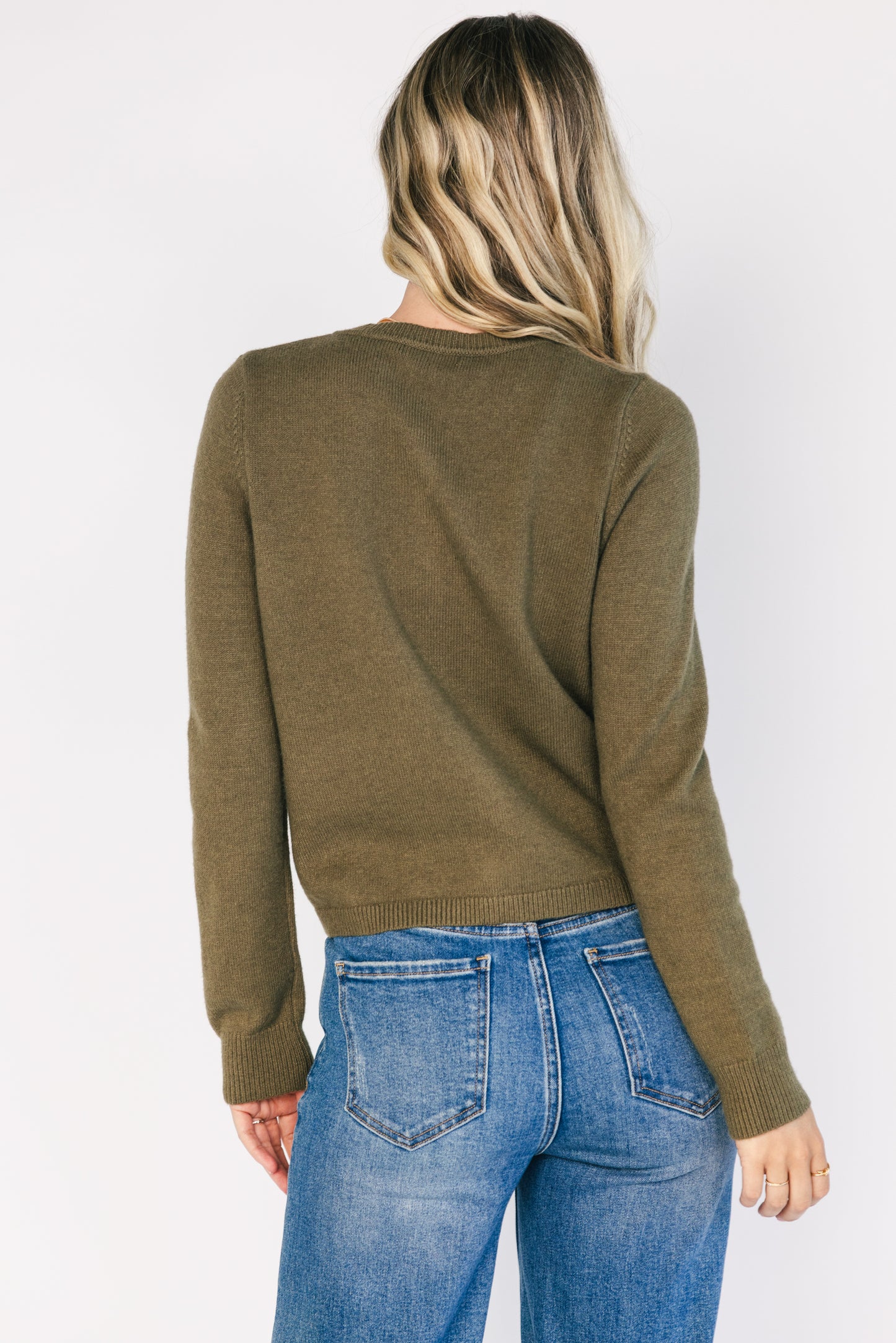 Sable Cardigan | Deep Olive