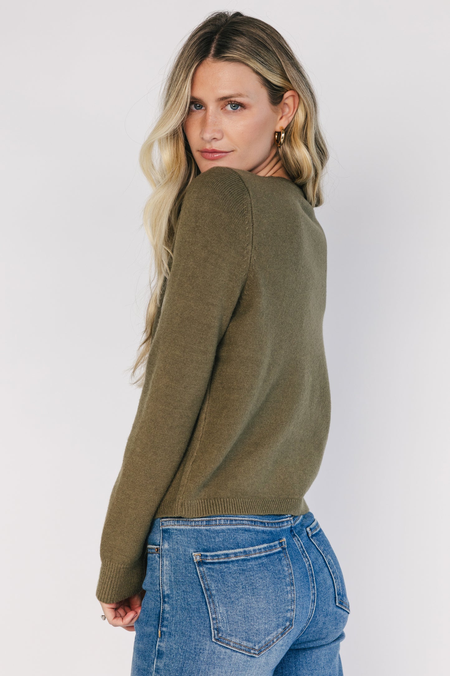 Sable Cardigan | Deep Olive