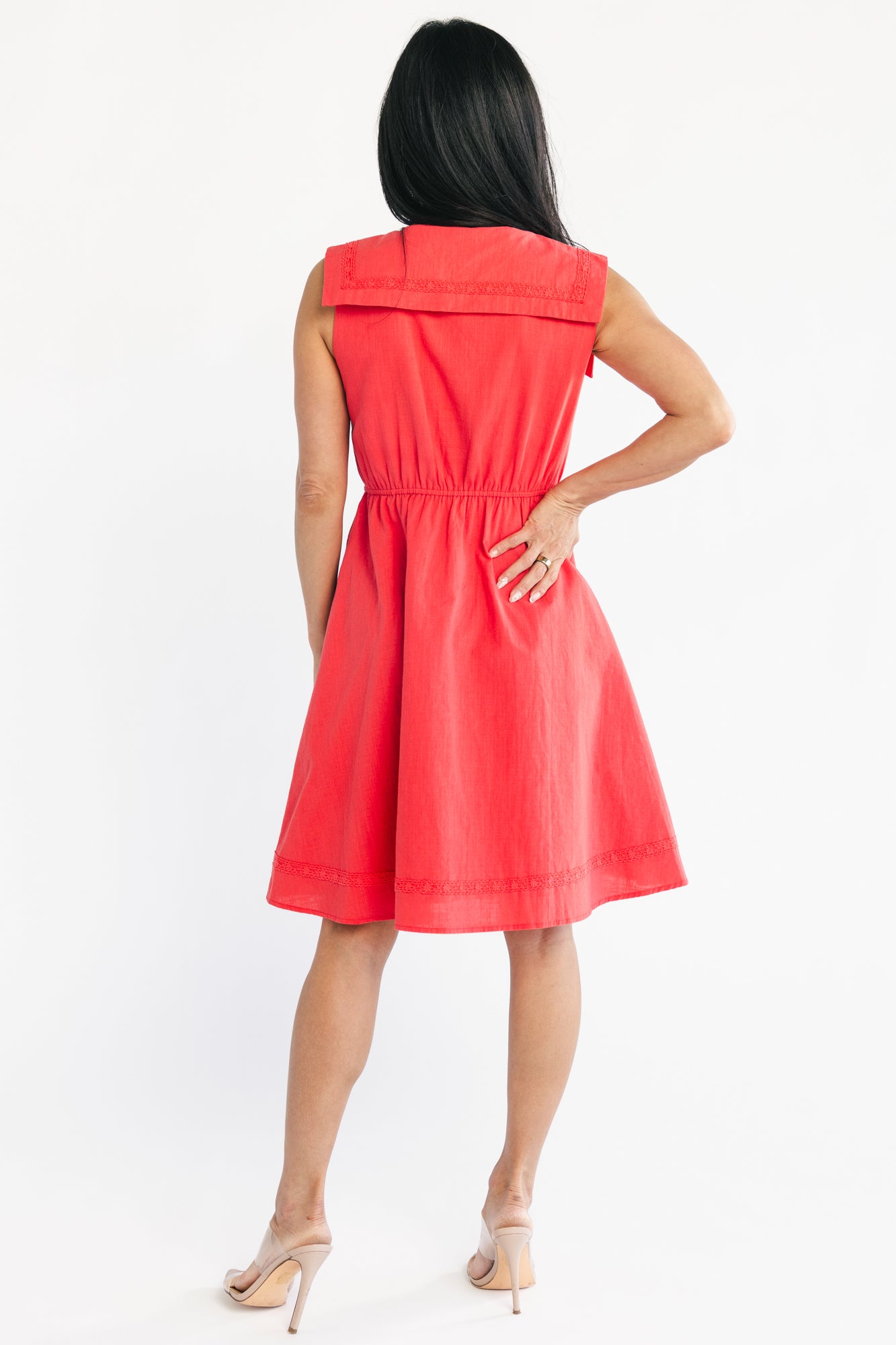 strapless open back dress Drew Short Dress