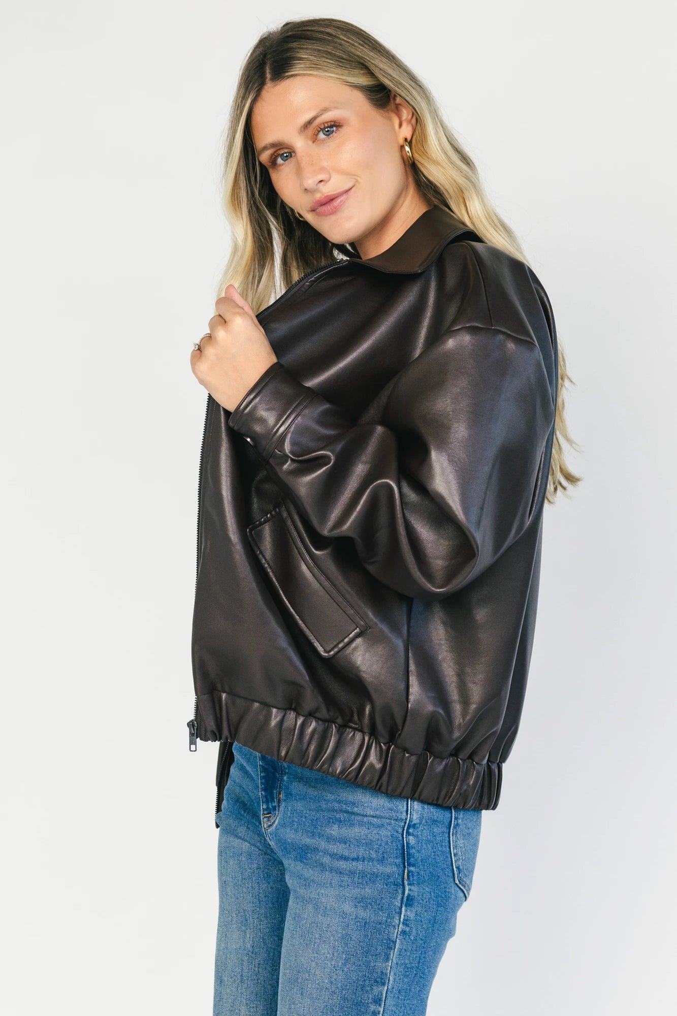 Lenox Bomber Jacket | Dark Brown