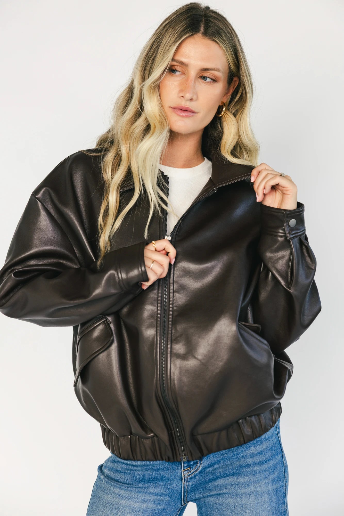 Lenox Bomber Jacket | Dark Brown