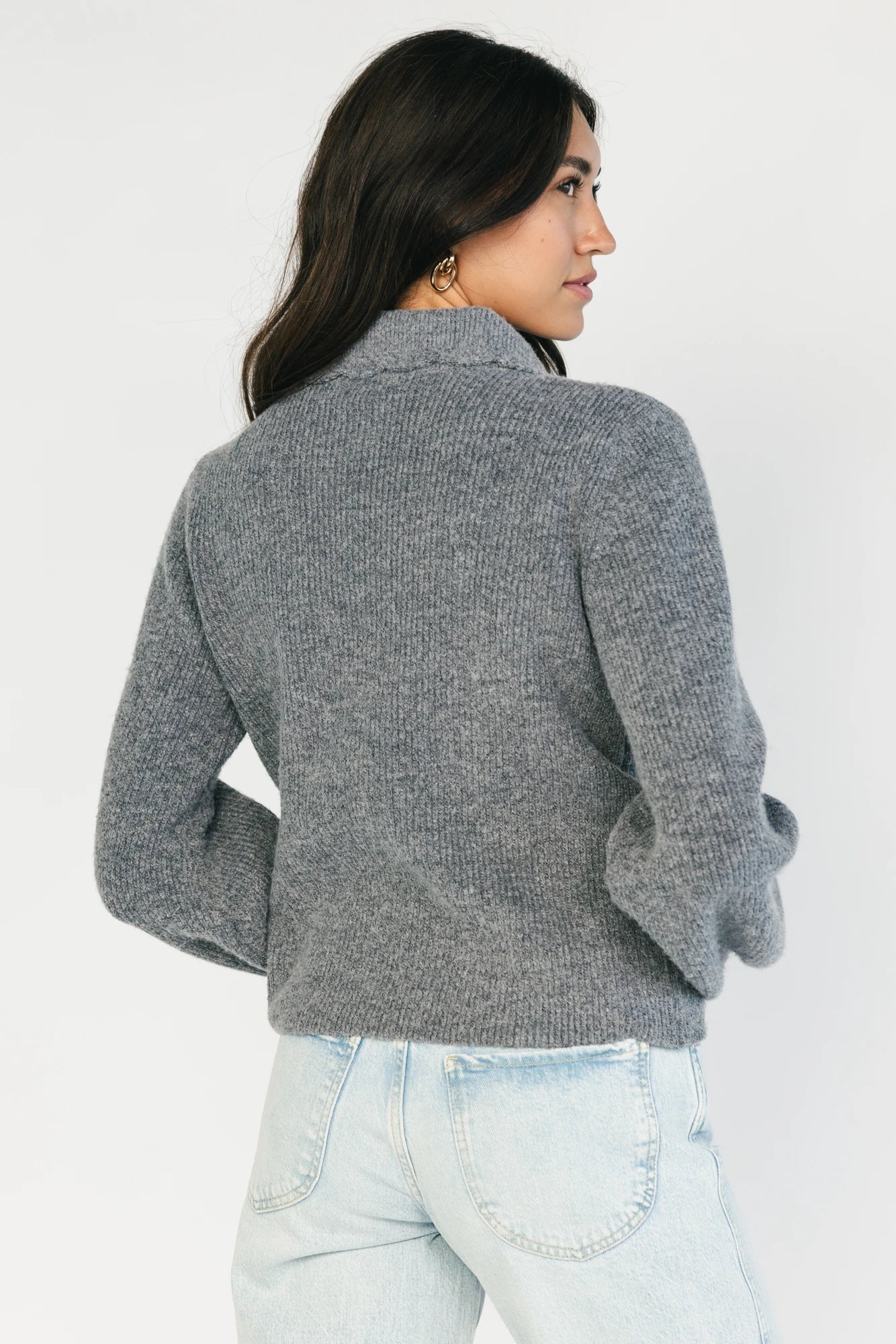 Emerson Bow Sweater | Gray