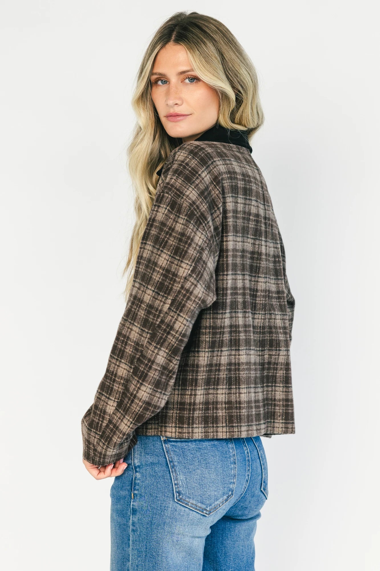 Harvard Jacket | Brown Plaid