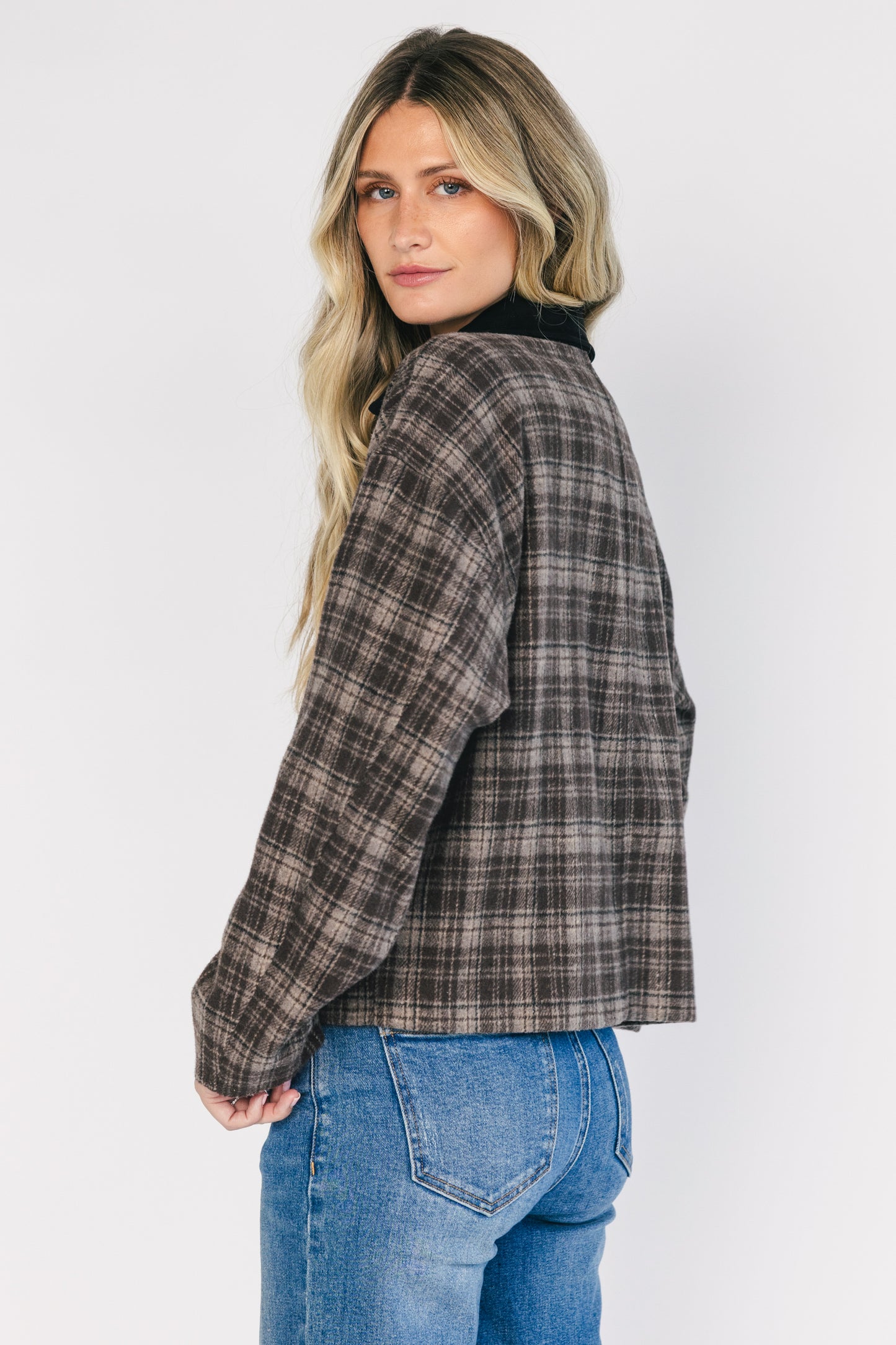 Harvard Jacket | Brown Plaid