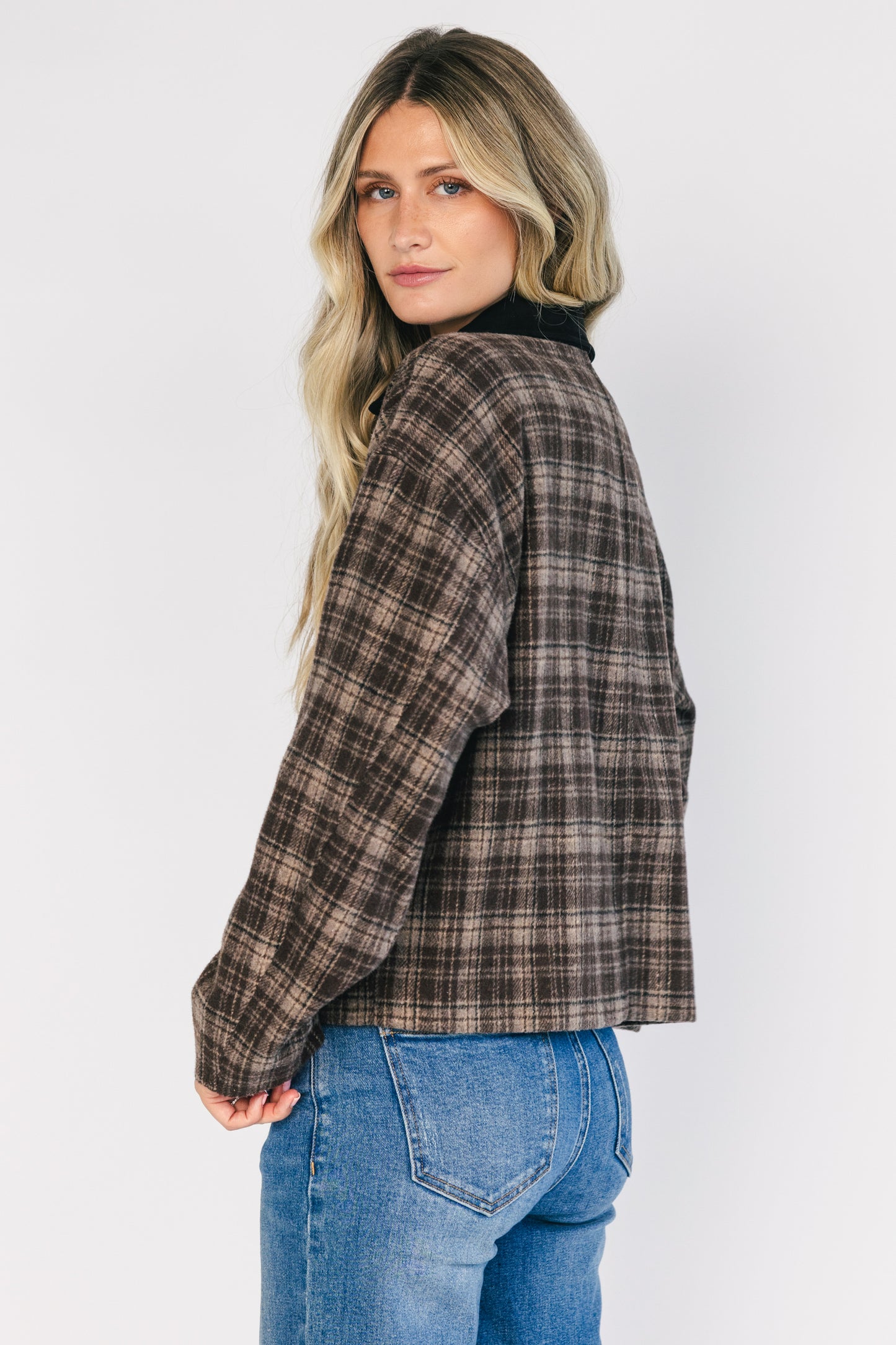 Harvard Jacket | Brown Plaid