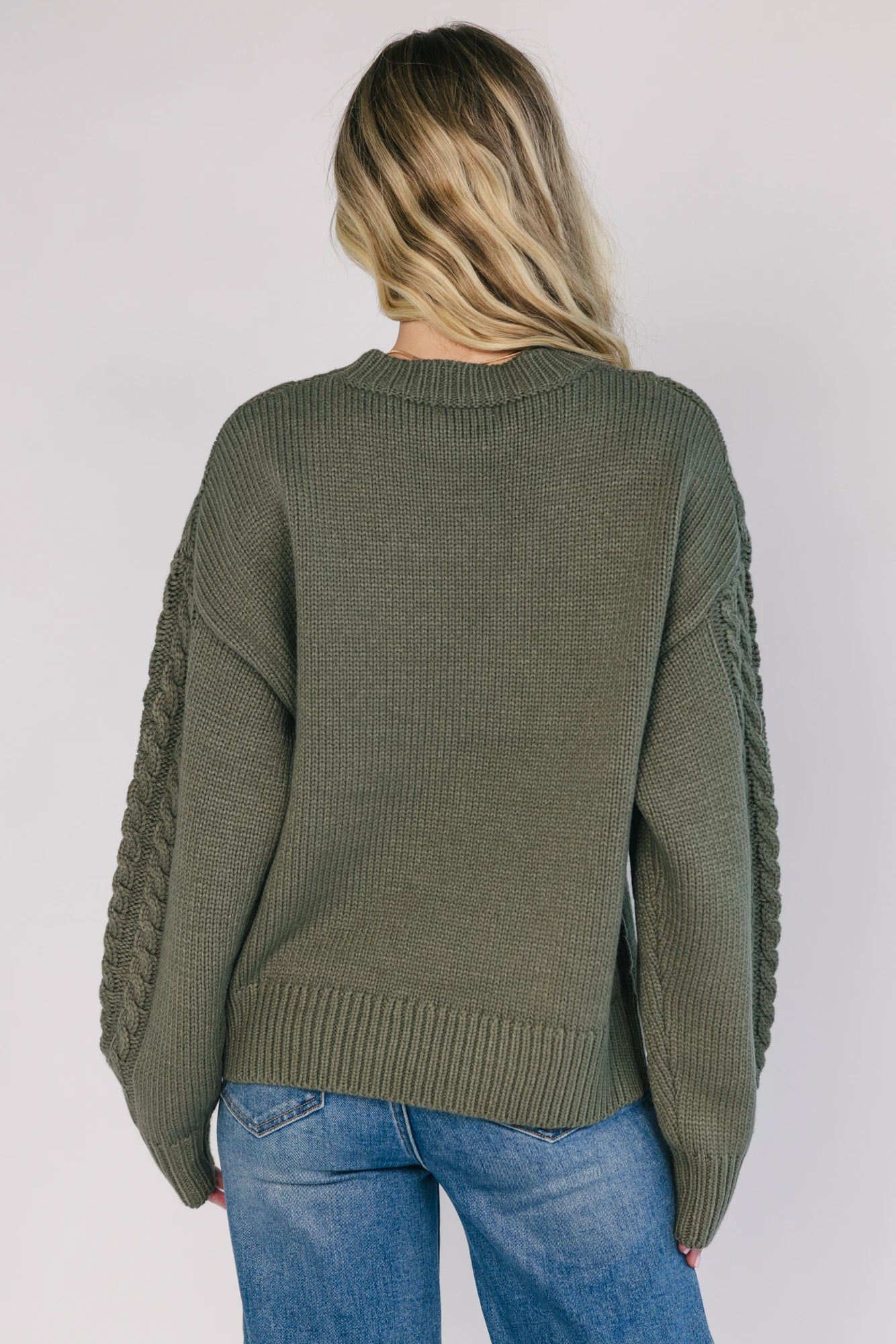 Mona Knit Sweater | Olive