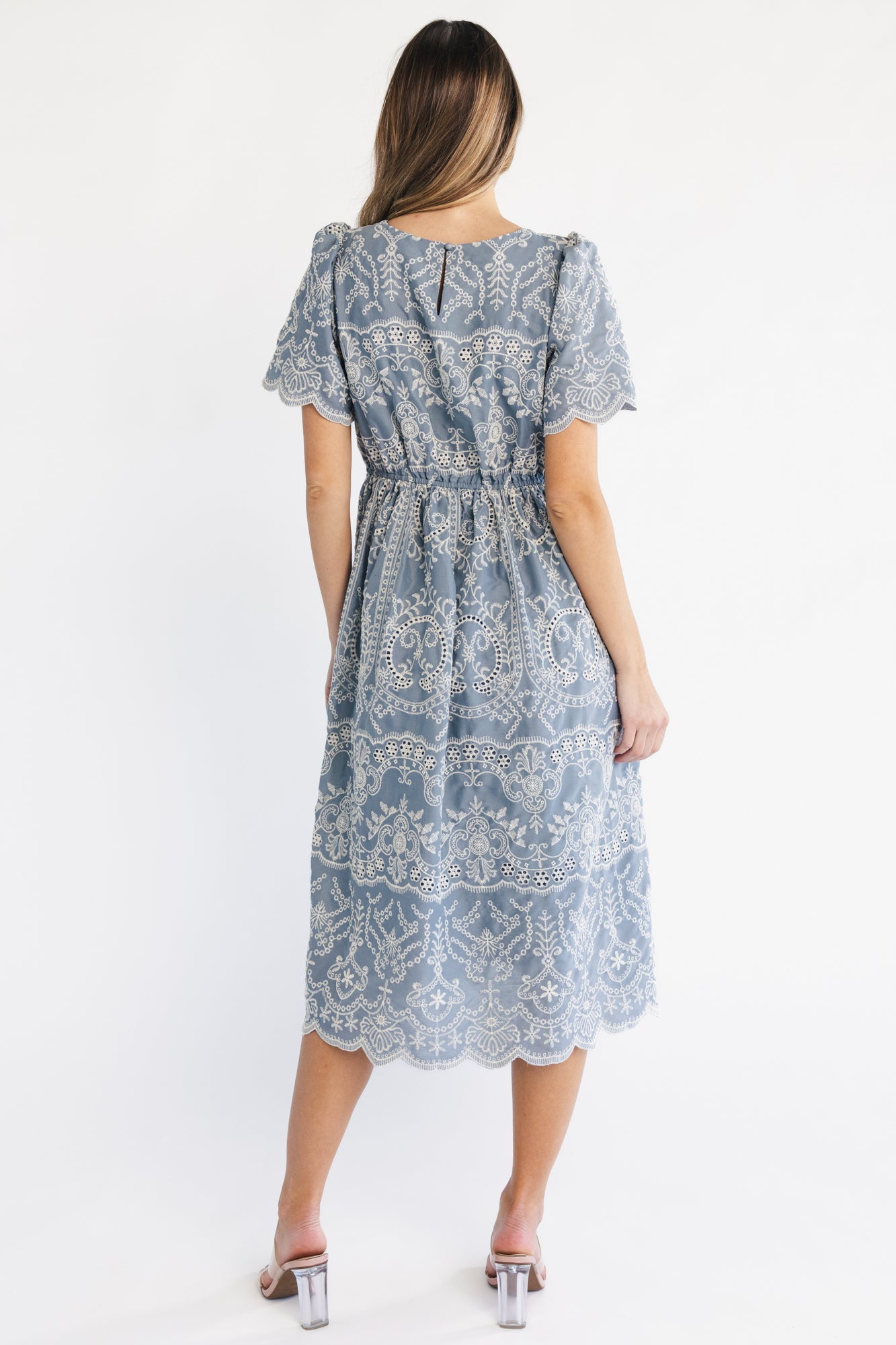 maaji bridget embroidered eyelet midi dress Anthropologie Maaji Bridget Embroidered Eyelet