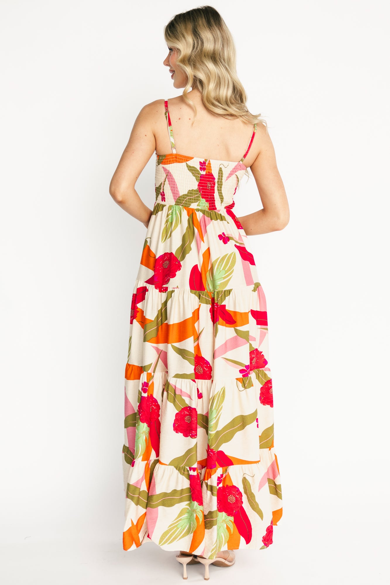chinese dress ladies Silvia Tiered Maxi Dress