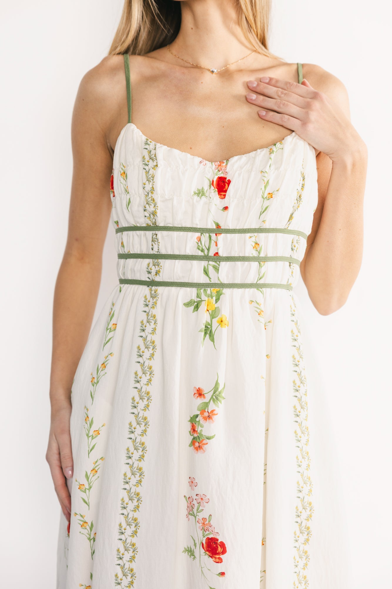 Cerise Midi Dress | Multi Floral