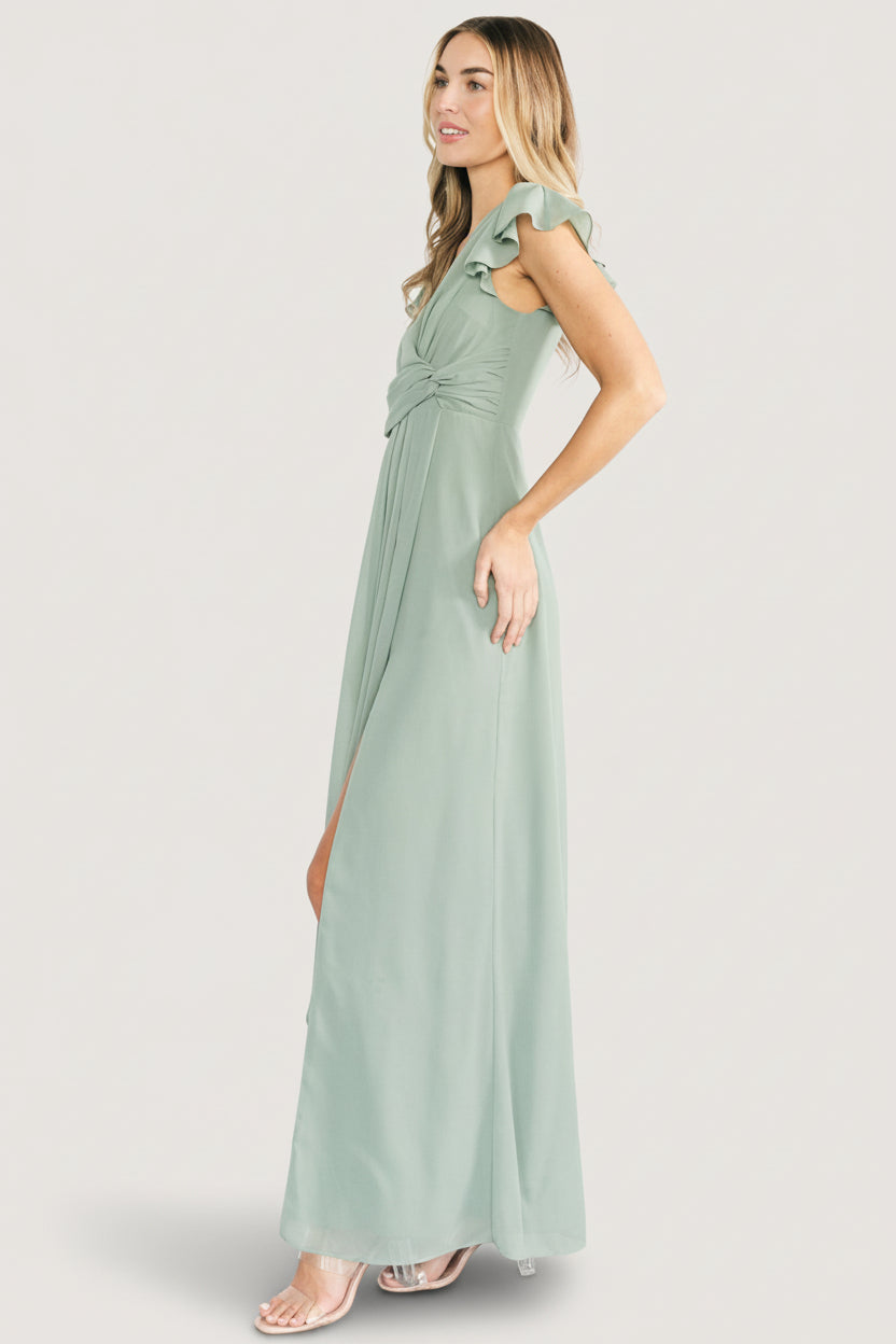 Jasmine Maxi Dress | Dusty Green