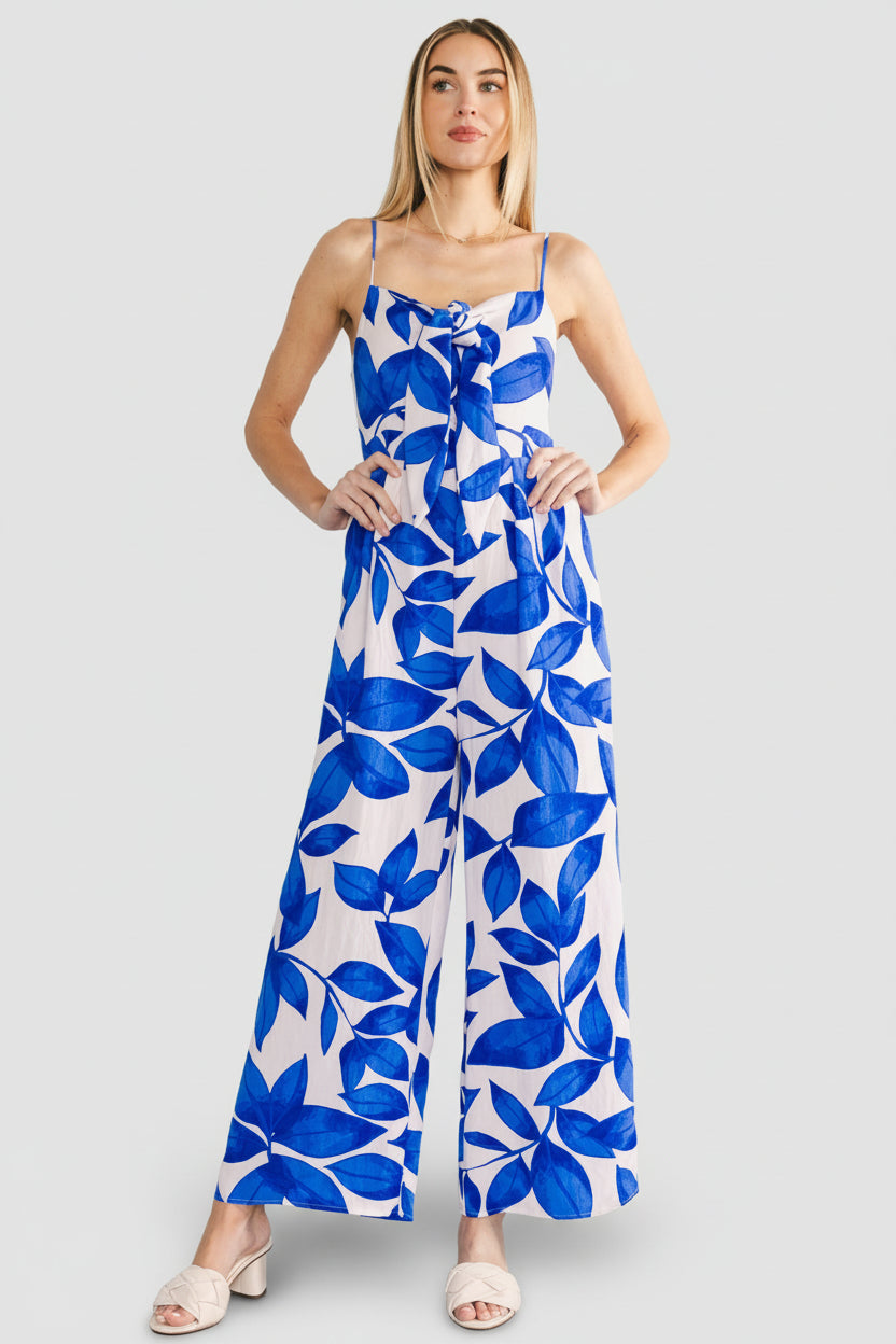 Noémie Jumpsuit | Cobalt Print