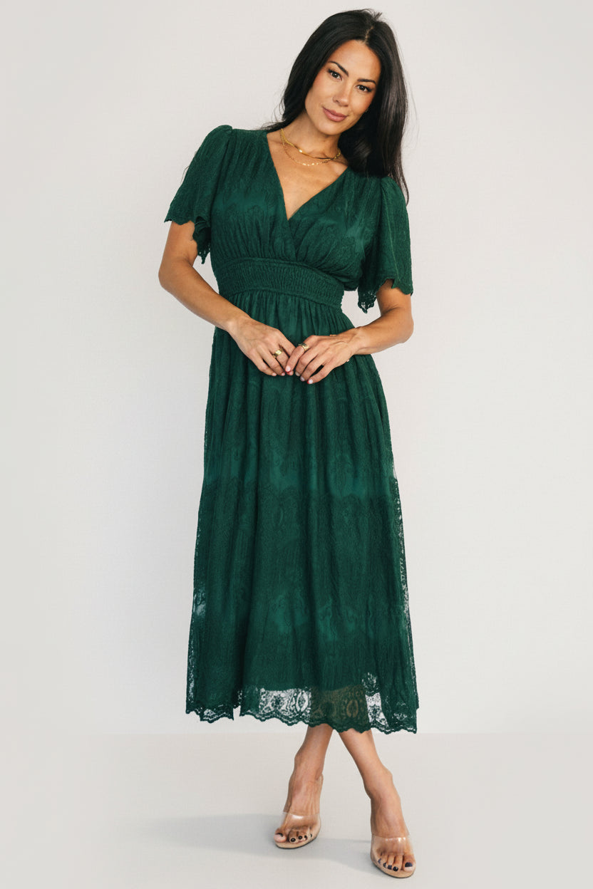 Baltic Born Womens Milena Midi Dress | Green