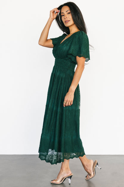 Milena Midi Dress | Green