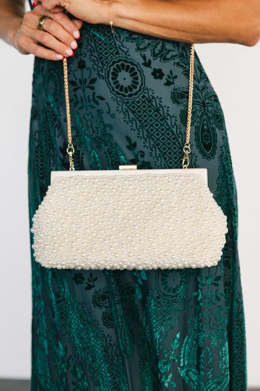 Serena Clutch Bag | Ivory