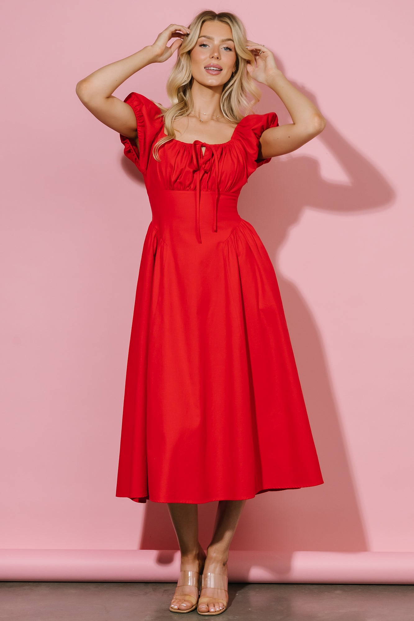 Havana Midi Dress Cotton Midi, Smocked Back | Baltic Born L Havana Midi Dress Cotton Midi, Smocked Back | Baltic Born L