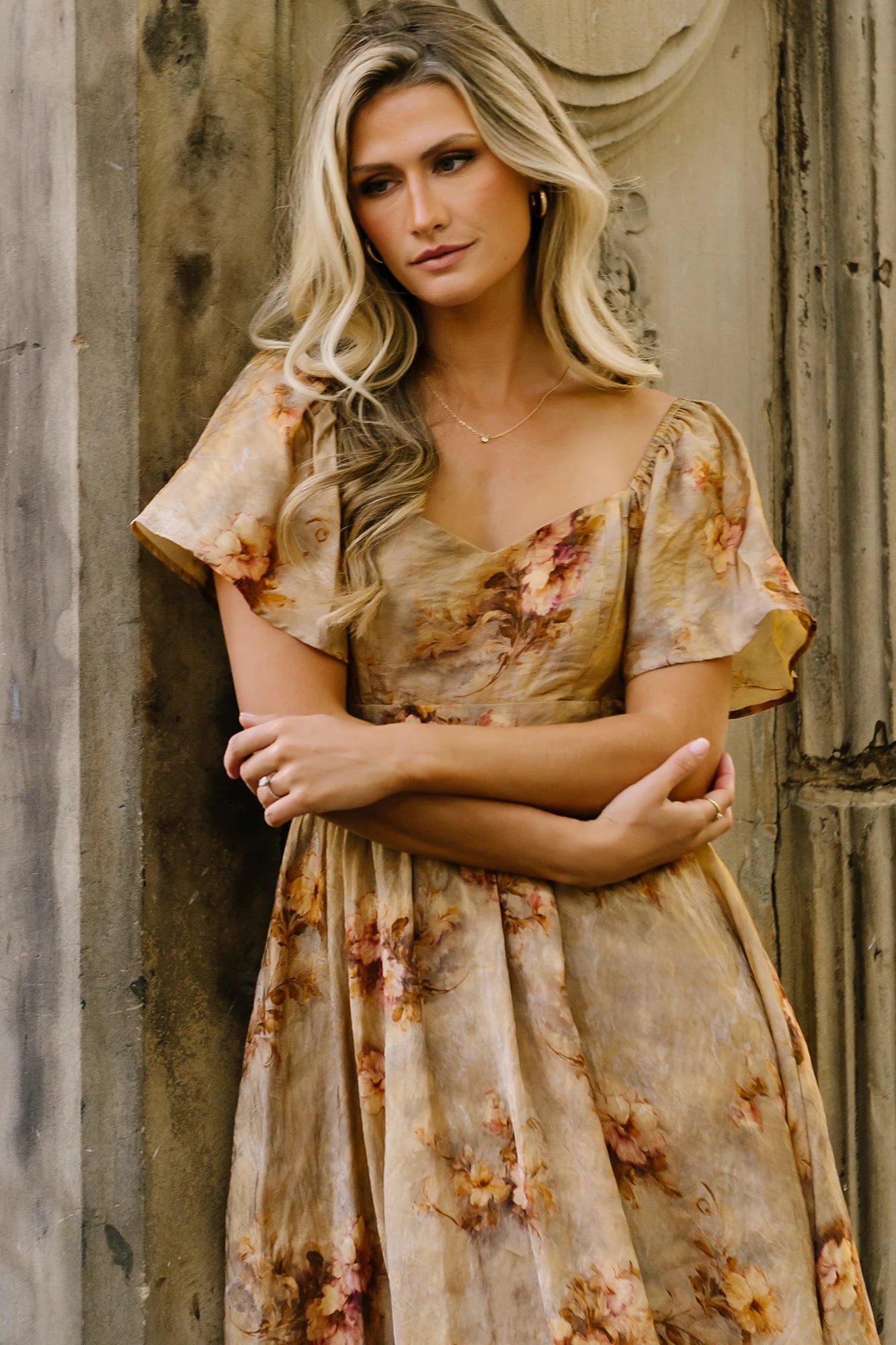 Astor Maxi Dress | Golden Floral