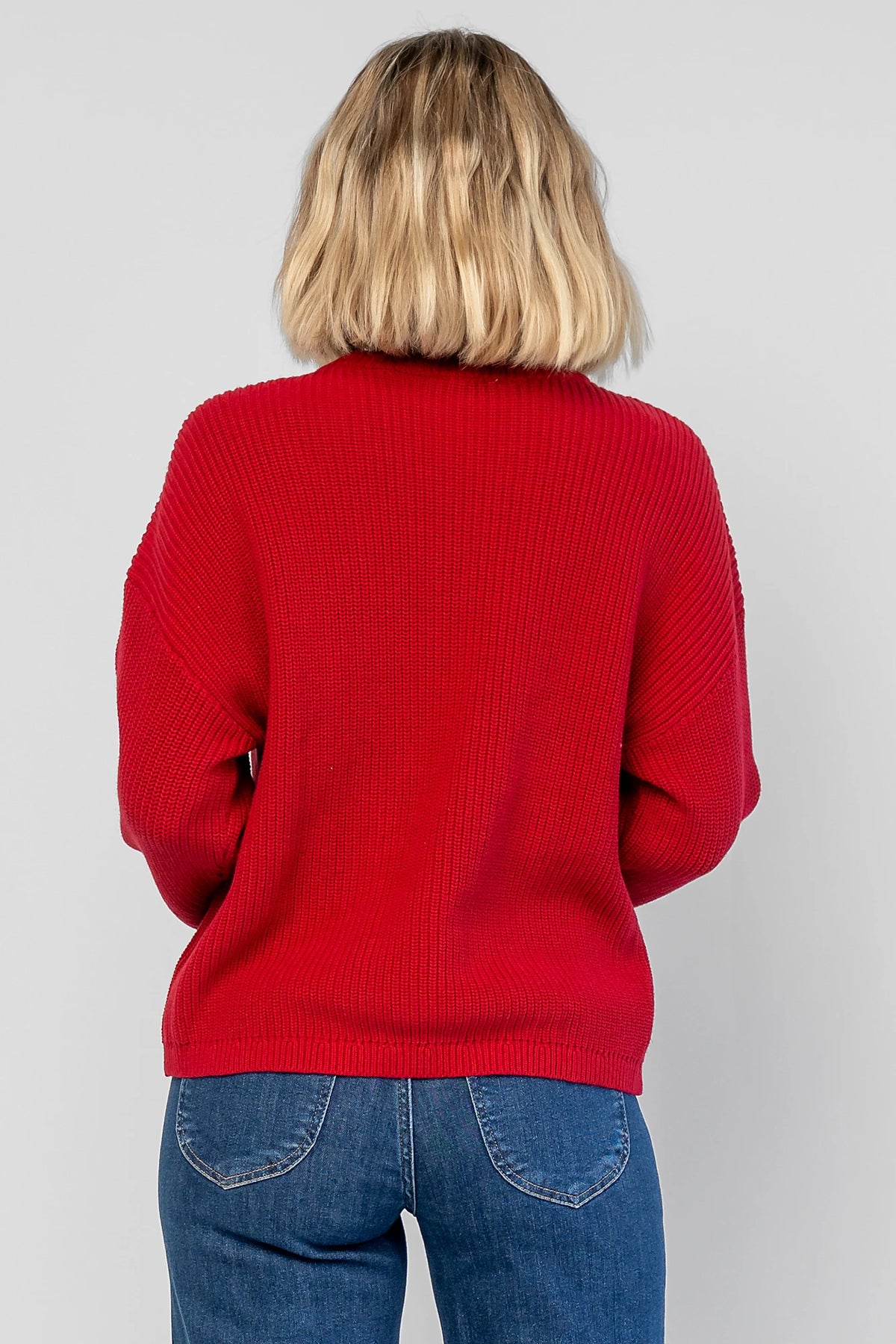 Merry Sweater | Red + Off White
