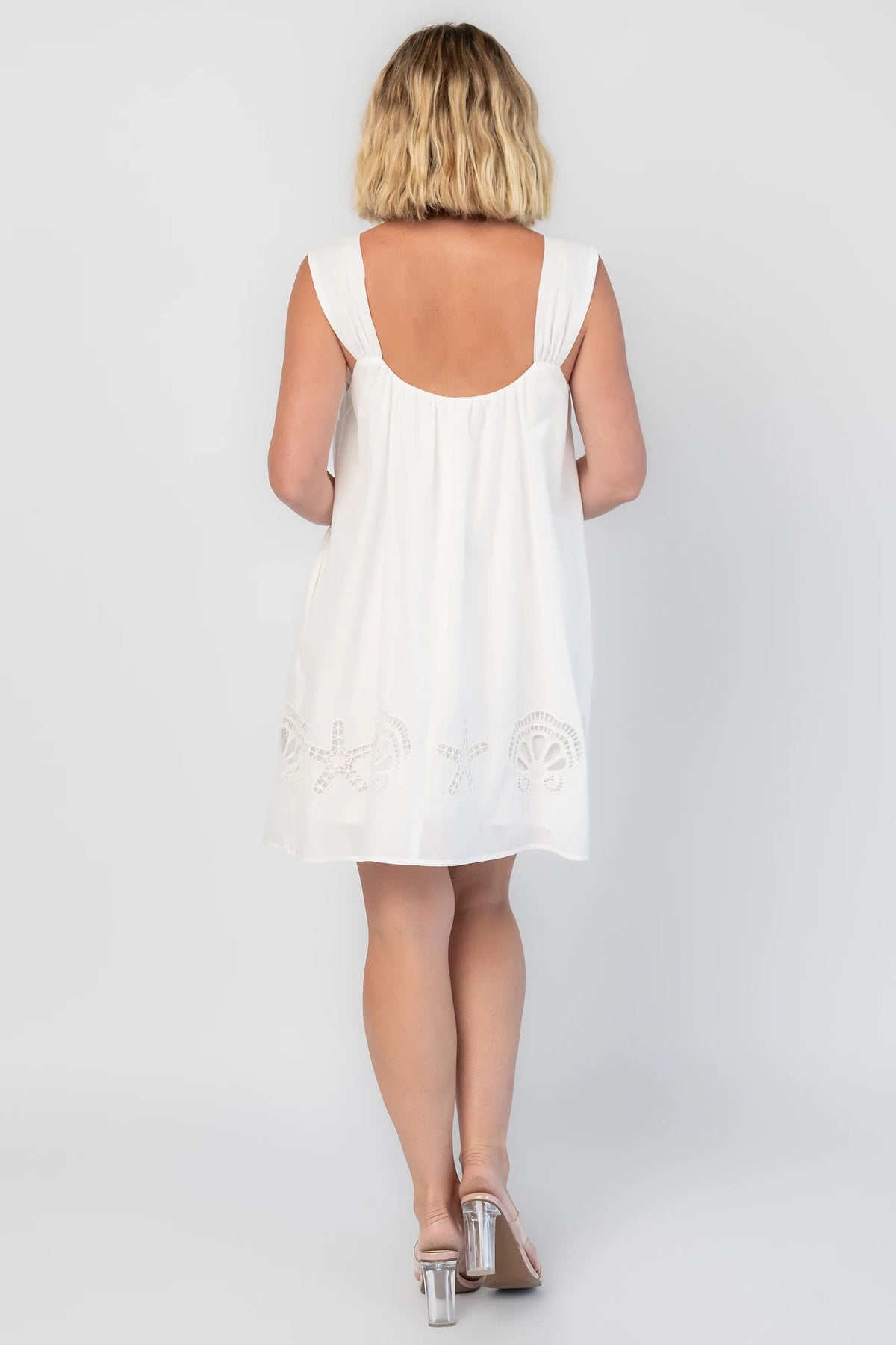 Citrus Short Dress | Off White