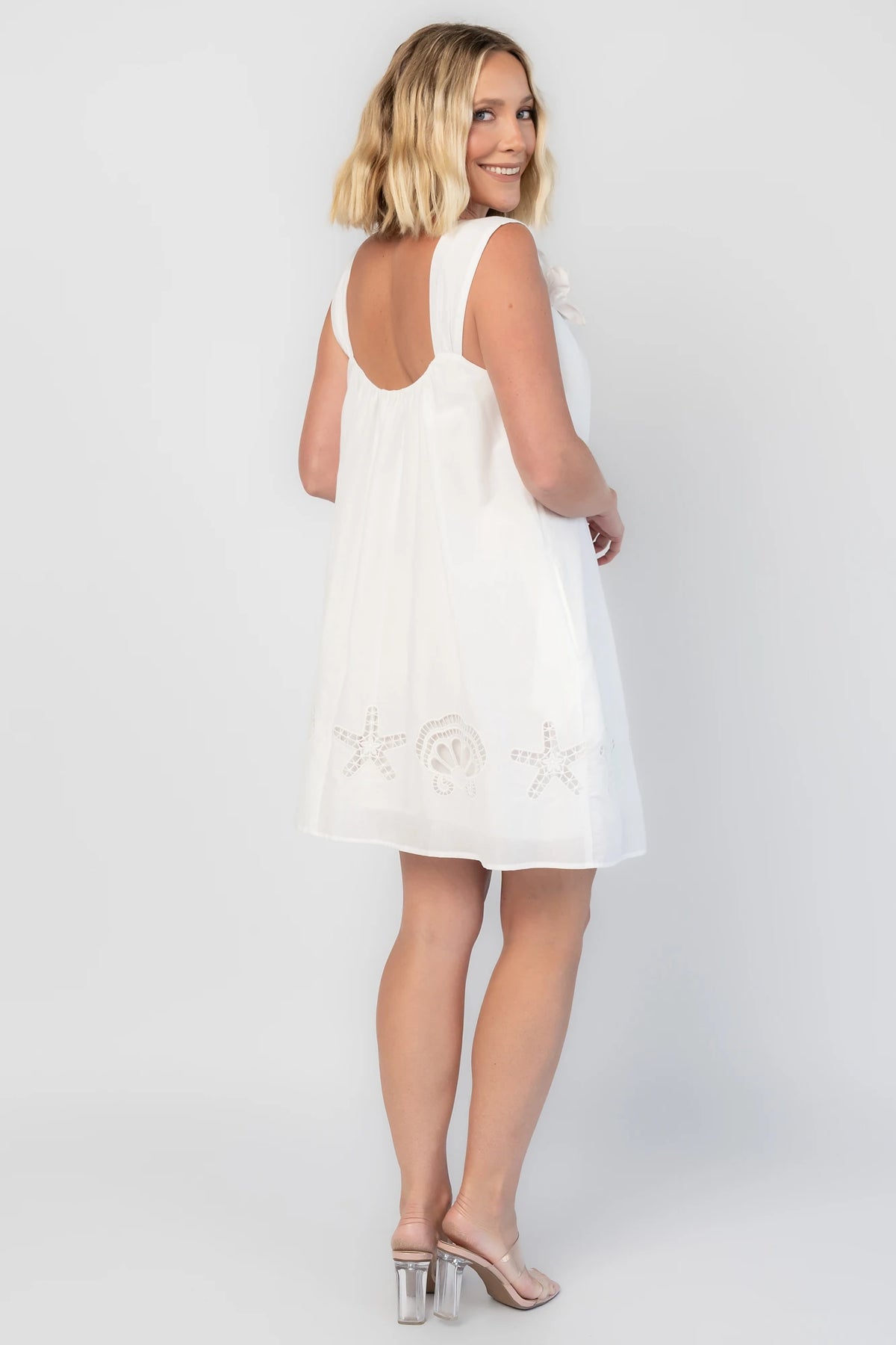 Citrus Short Dress | Off White