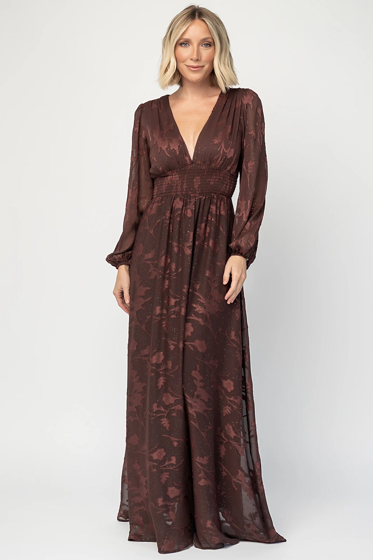 Jennifer Maxi Dress | Dark Mahogany