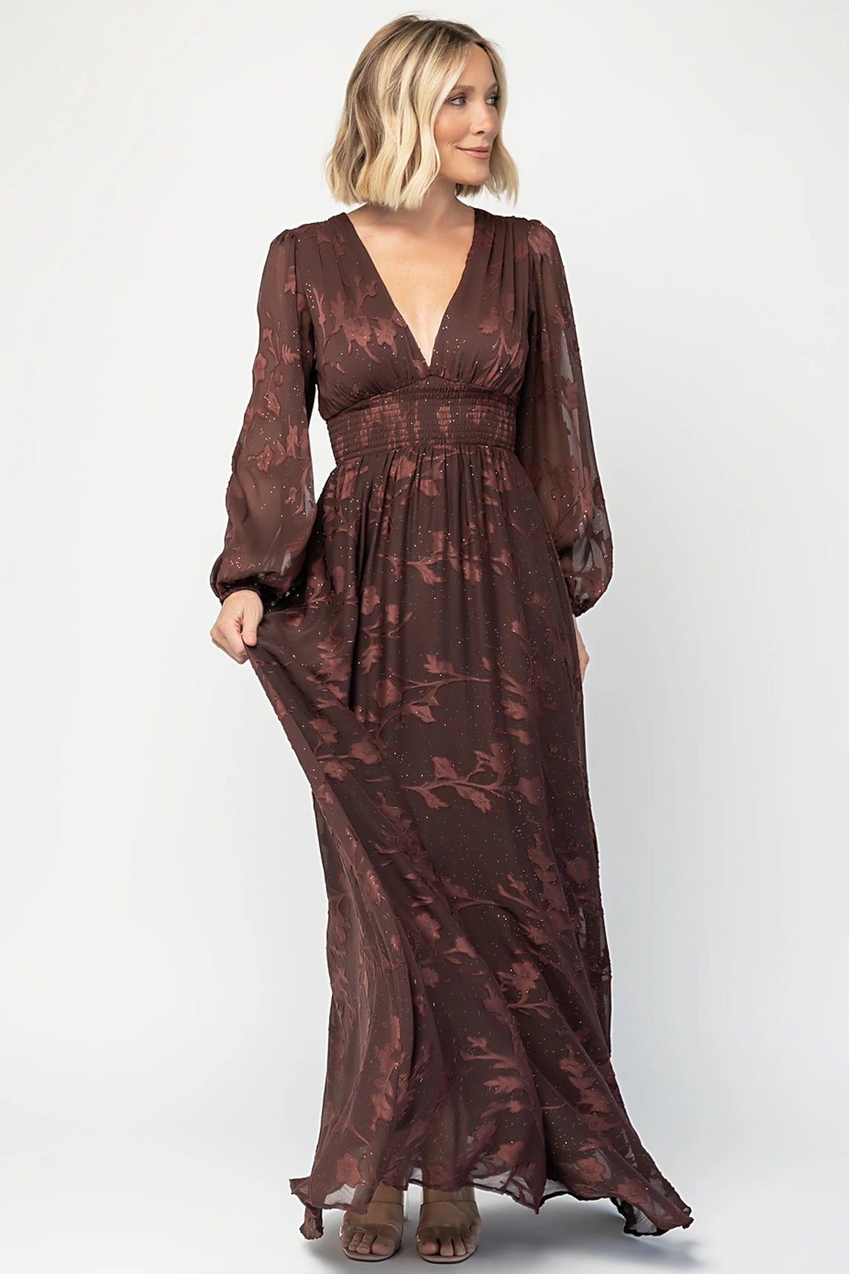 Jennifer Maxi Dress | Dark Mahogany