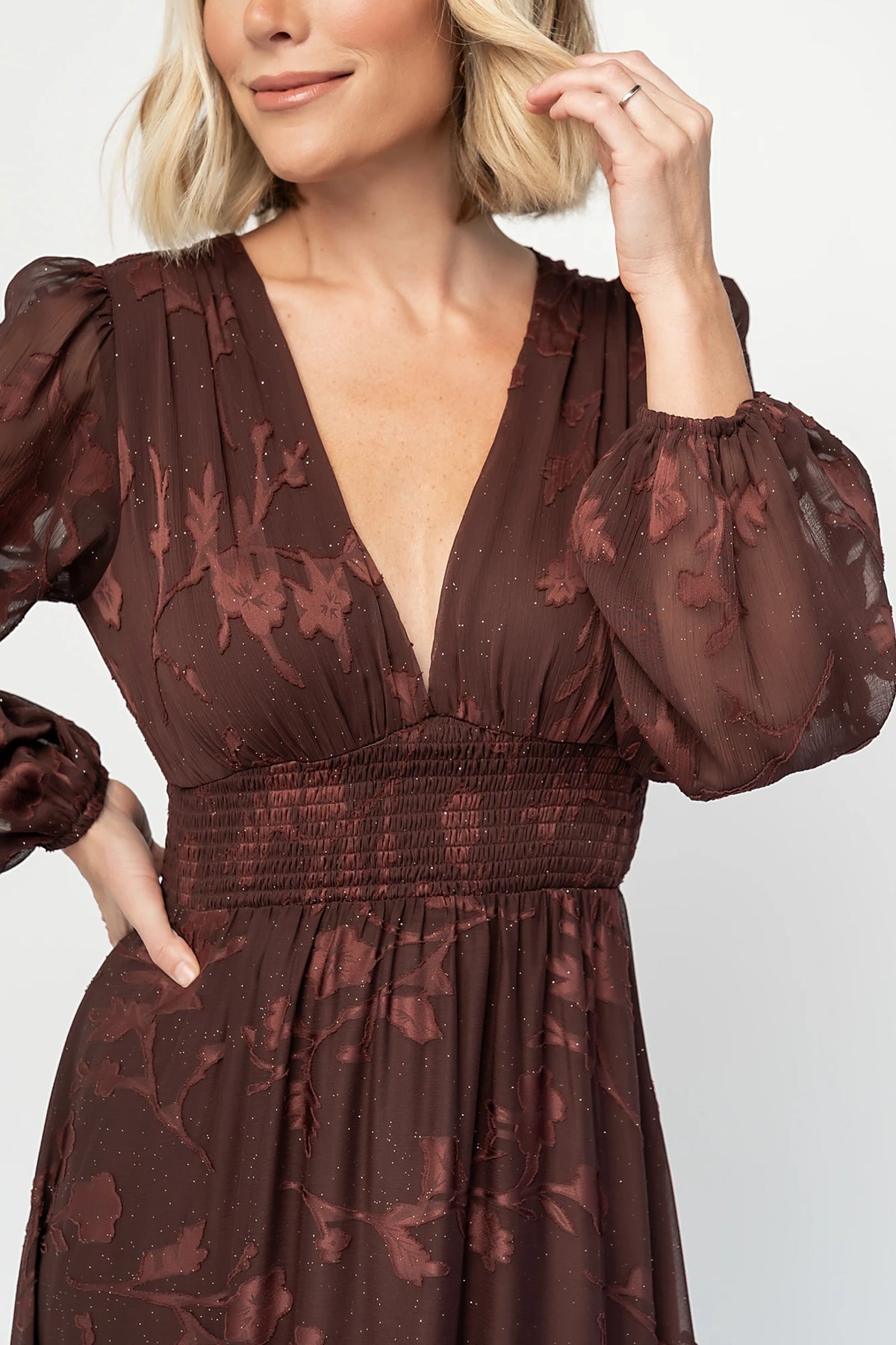 Jennifer Maxi Dress | Dark Mahogany