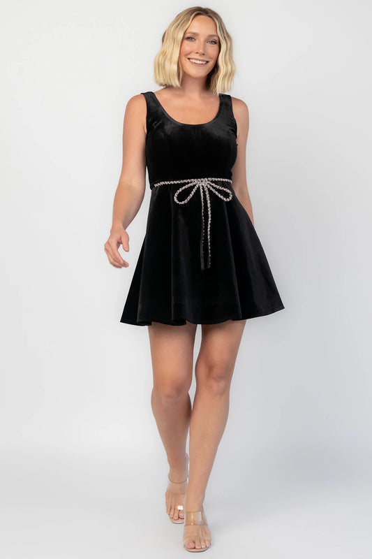 Julieta Short Dress | Black