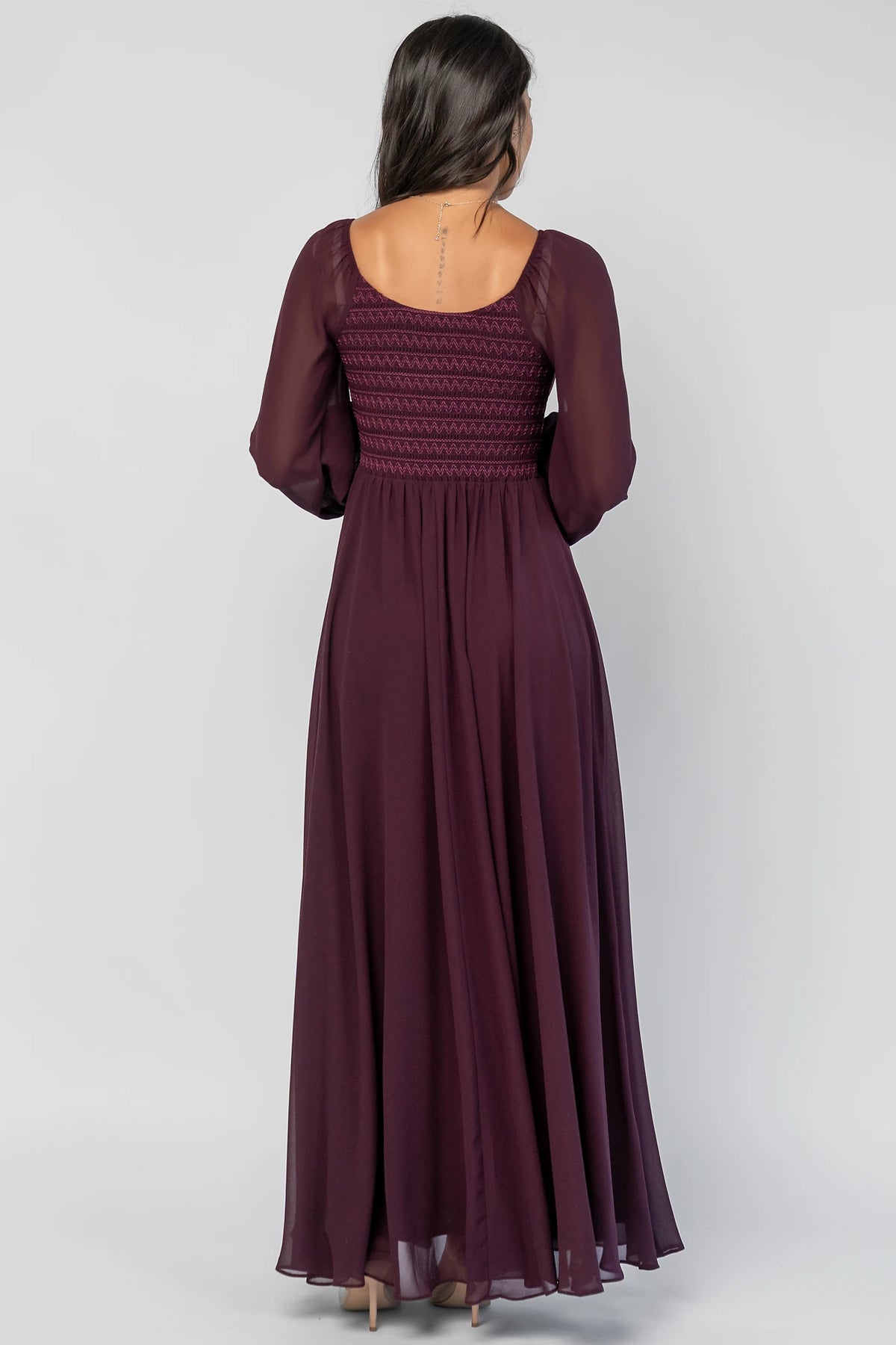 Maddalena Maxi Dress | Dark Plum