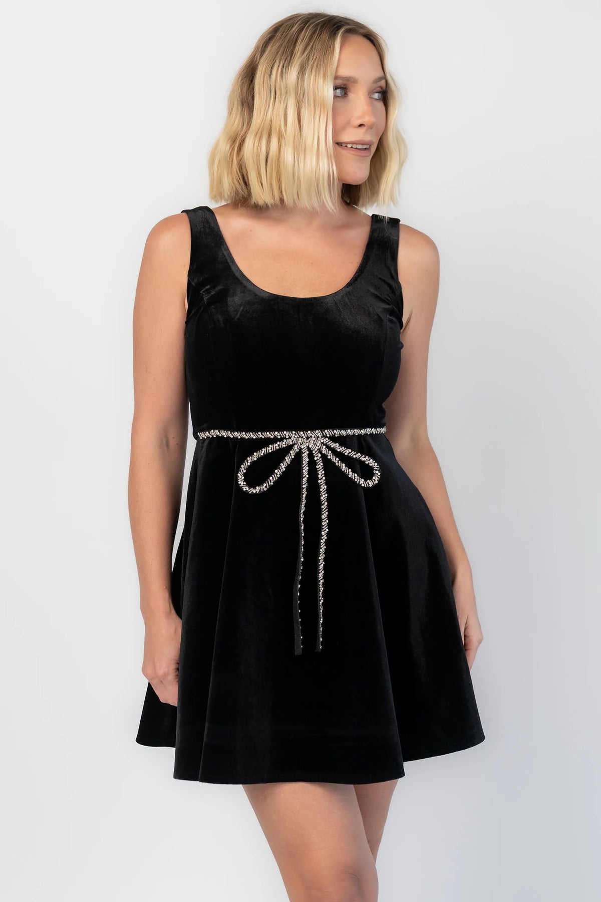 Julieta Short Dress | Black