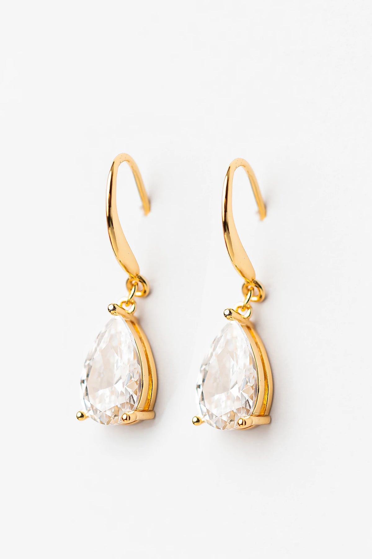 Aira Teardrop Earrings | Gold