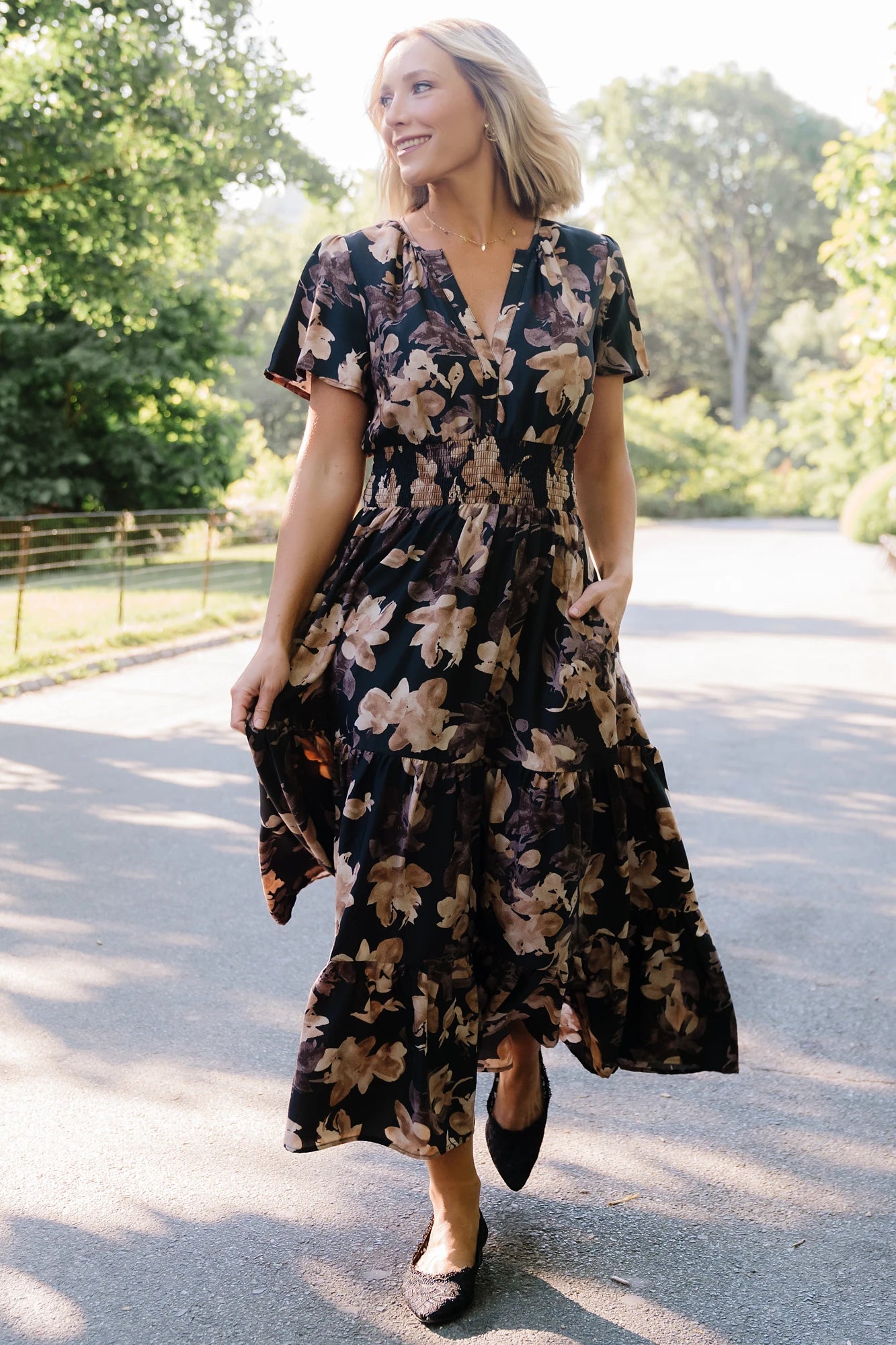Holland Dress | Black + Clove Multi