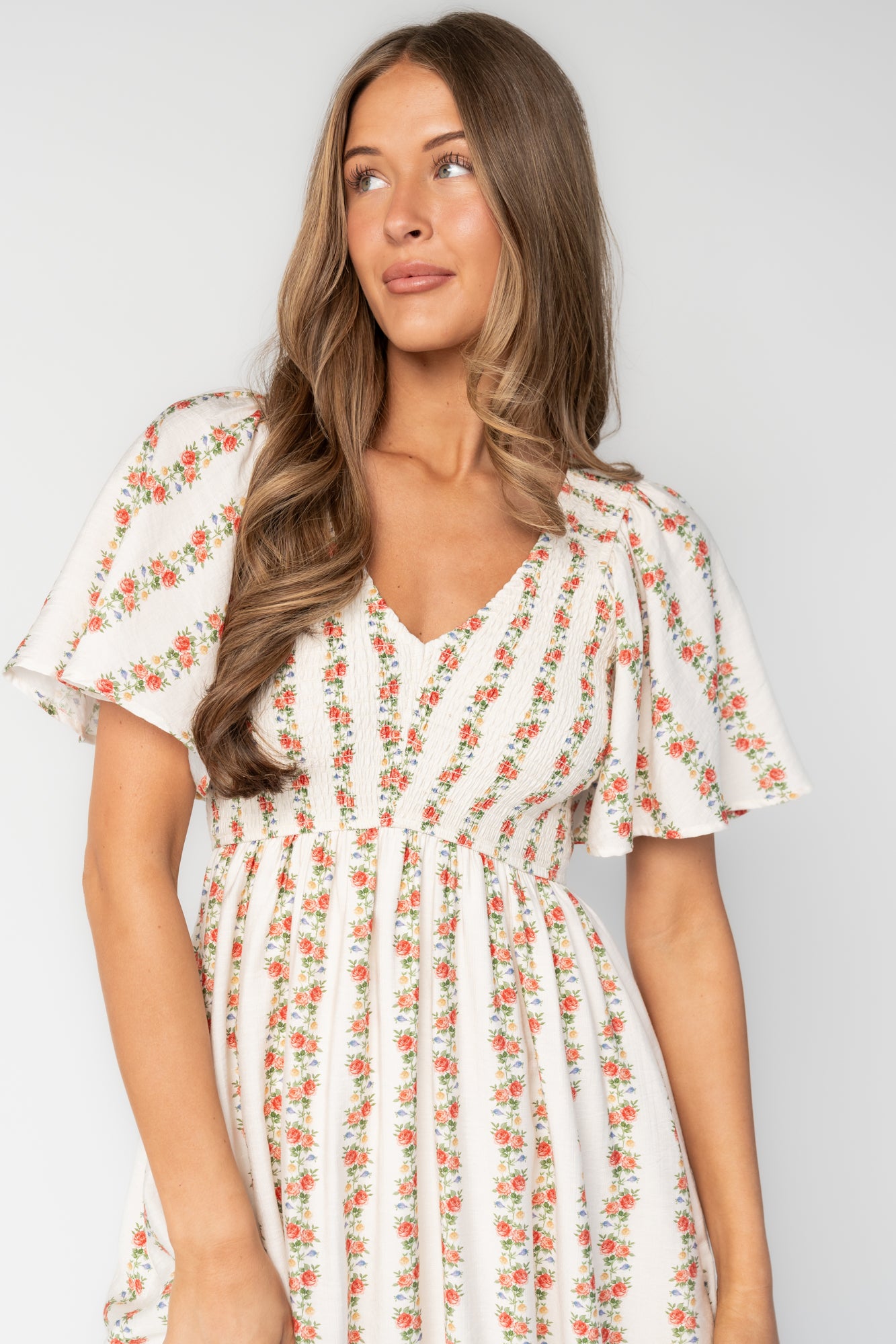 turner midi dress Turner Smocked Midi Dress