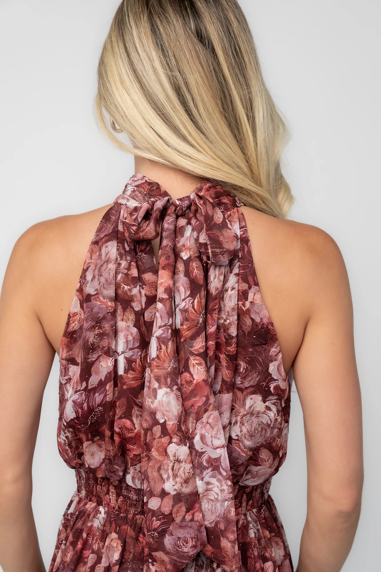 Pulitzer Maxi Dress | Burgundy Floral